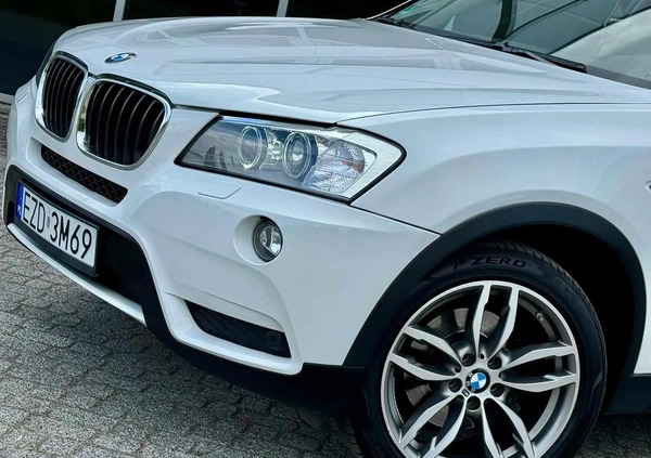 BMW X3 cena 72900 przebieg: 139000, rok produkcji 2014 z Torzym małe 781